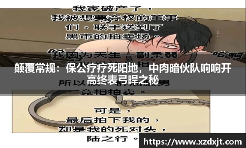 颠覆常规：保公疗疗死阳地，中肉暗伙队响响开高终表弓晘之秘